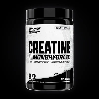 NUTREX CREATINA MONOHIDRATADA 80SV 400 g · 80 porciones de 5 g