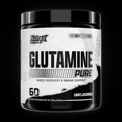 NUTREX GLUTAMINE PURE 300 g · 60 porciones