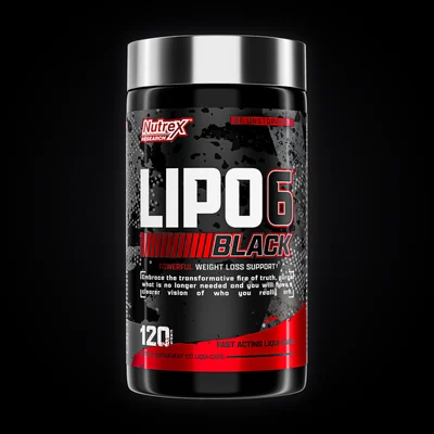 NUTREX LIPO BLACK 120 UND 120 cápsulas · 20 porciones